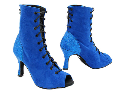 VFBoot Latin 3308 Navy Blue Suede &amp; Blue Stardust_B_H with 3&quot; Heel (5059) in the photo