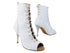 VFBoot Latin 3308 White Leather with 3.5" Stiletto Silver Heel (TG1) in the photo