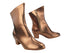 VFBoot PP205A Ankle Bootie Dark Tan Gold with 1.6" Heel (NJ) in the photo