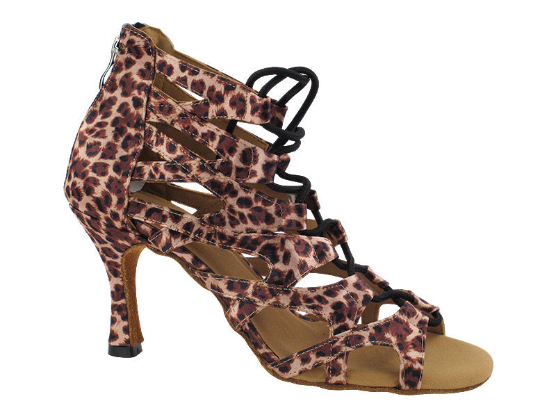 VFBoot Latin 3303 Leopard Satin with 3&quot; (6812) in the photo