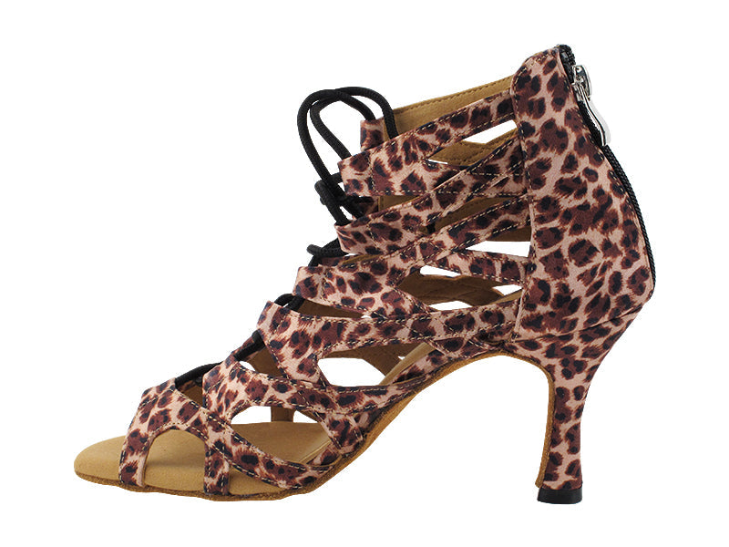 VFBoot Latin 3303 Leopard Satin with 3&quot; (6812) in the photo