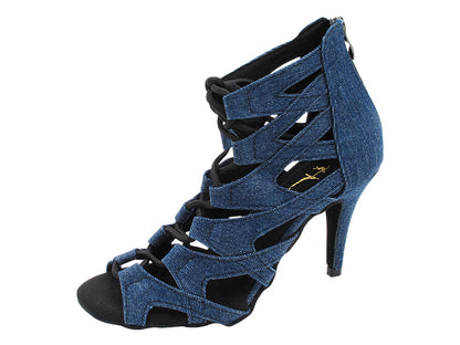 VFBoot Latin 3303 Blue Jean with 3 inch Stiletto Heel (428) in the photo