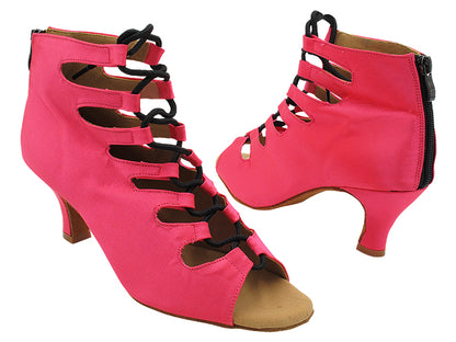 VFBoot Latin 3304 93 Pink Satin with 2.5 inch Heel (2899) in the photo