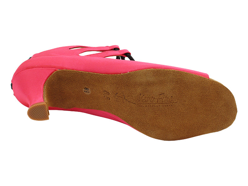 VFBoot Latin 3304 93 Pink Satin with 2.5 inch Heel (2899) in the photo