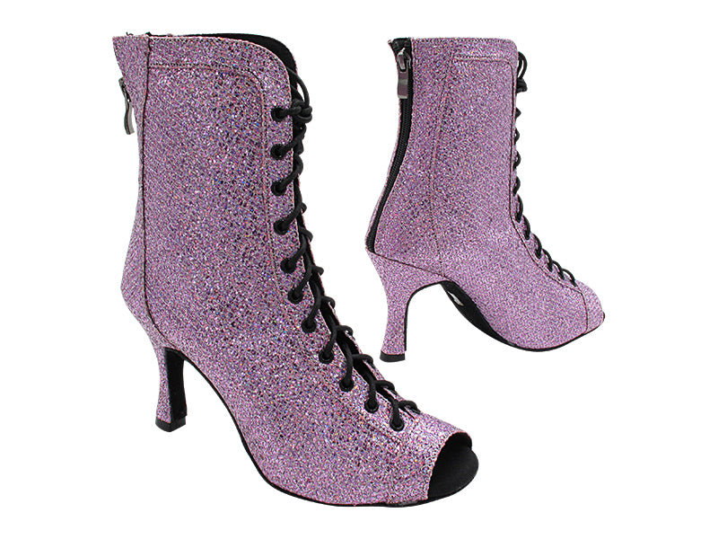 VFBoot Latin 3305 Light Purple Sparklenet with 2.75 INCH HEEL (1995) in the photo