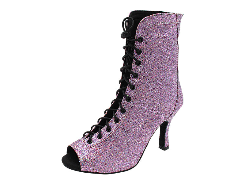 VFBoot Latin 3305 Light Purple Sparklenet with 2.75 INCH HEEL (1995) in the photo