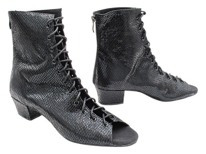 VFBoot Latin 3307 110 Snake Black with 1.5&quot; Heel (2001) in the photo