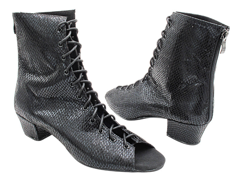 VFBoot Latin 3307 110 Snake Black with 1.5&quot; Heel (2001) in the photo
