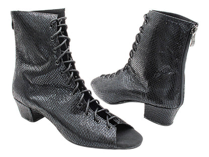VFBoot Latin 3307 110 Snake Black with 1.5&quot; Heel (2001) in the photo