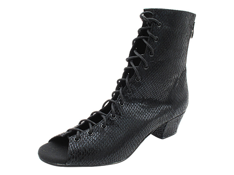 VFBoot Latin 3307 110 Snake Black with 1.5&quot; Heel (2001) in the photo