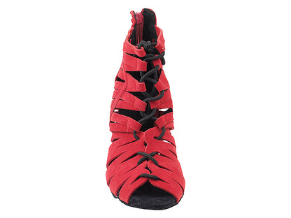VFBoot Latin 3903 Red Suede with 3" Stiletto Heel (428) in the photo