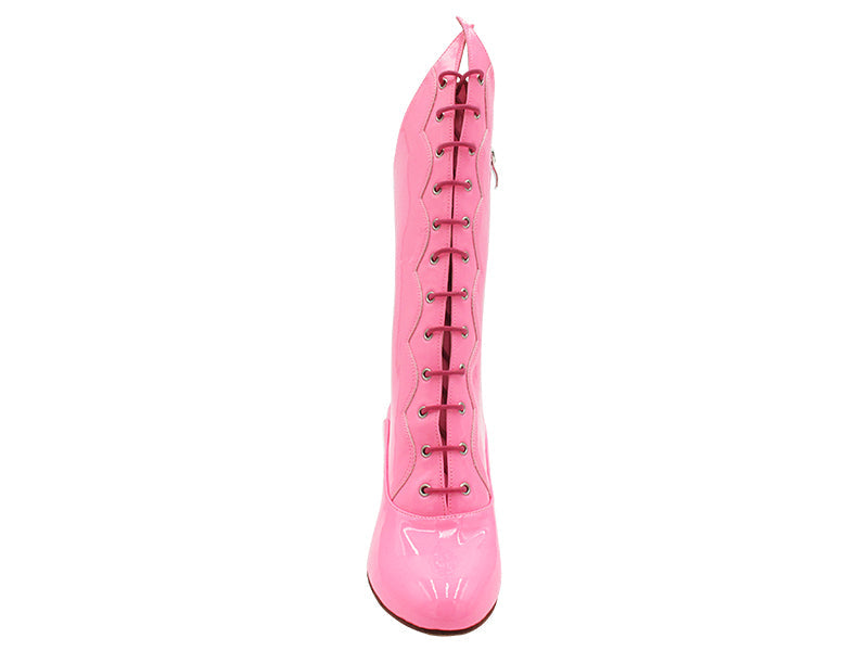 VFBoot SERACanCan Fluorescent Pink Patent with 2.5&quot; Low Heel (2040) in the photo