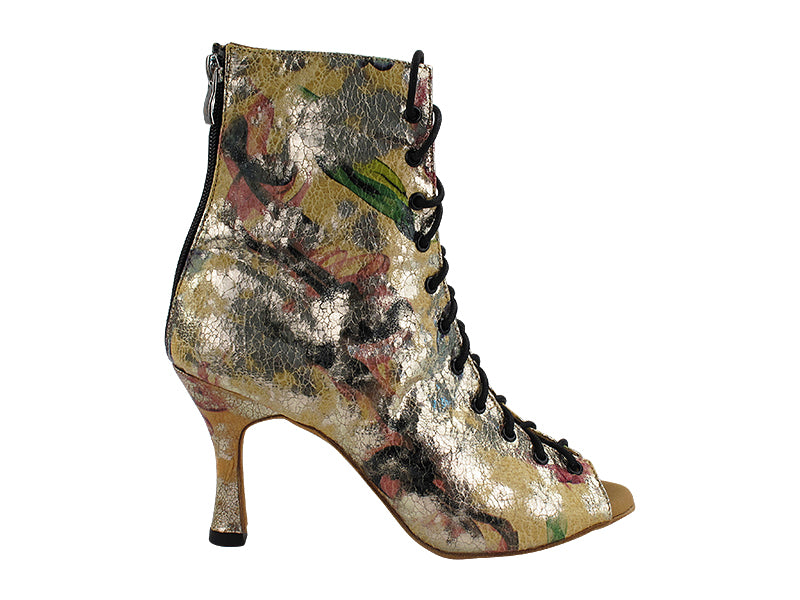 VFBoot Latin 3307 145 Gold Granite with 3&quot; Flare Heel (50059) in the photo