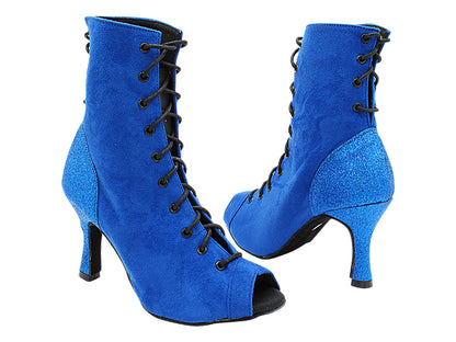 VFBoot Latin 3308 Navy Blue Suede &amp; Blue Stardust_B_H with 3&quot; Heel (5059) in the photo