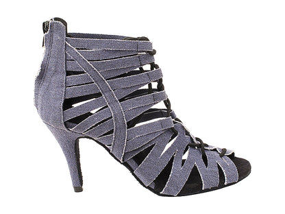 VFBoot Latin 3903 Blue Jean with 3&quot; Stiletto Heel (428) in the photo