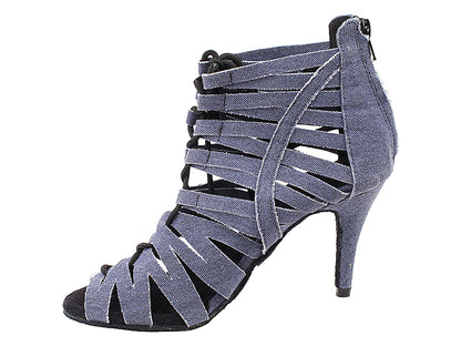 VFBoot Latin 3903 Blue Jean with 3&quot; Stiletto Heel (428) in the photo