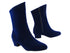 VFBoot PP205A Ankle Boot 252 Blue Velvet with 1.5" Heel (NTD) in the photo