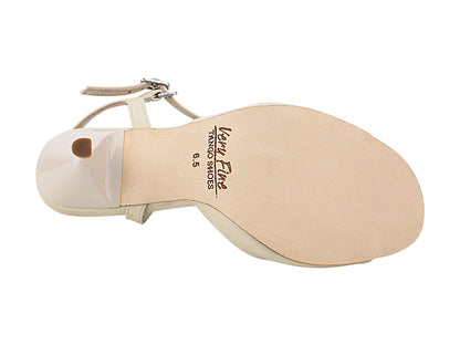 VFTango 007 Light Beige Leather with 2.95&quot; SLIM Nude (030) in the photo