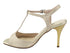 VFTango 007 Light Gold Leather with 3.5" Stiletto Gold Heel (TG1) in the photo