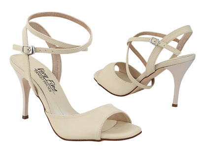 VFTango 009 Light Beige Leather with 3.5&quot; Stiletto Nude Heel (TG1) in the photo