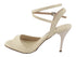 VFTango 009 Light Beige Leather with 3.5" Stiletto Nude Heel (TG1) in the photo