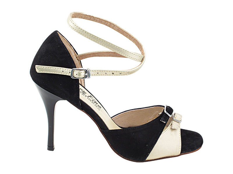 VFTango 020 Black Suede &amp; Light Gold Leather