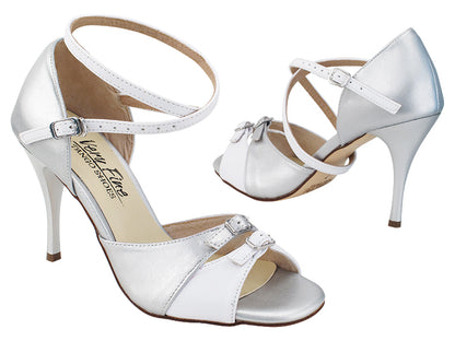 VFTango 020 Cuir Argent Clair &amp;amp; Cuir Blanc