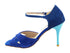 VFTango 029 Navy Blue Suede & Blue Glitter Satin with 3.5" Stiletto Blue Heel (TG1) in the photo