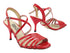 VFTango 032 Red Patent Leather with 2.95" Slim Red Plated Heel (030) in the photo