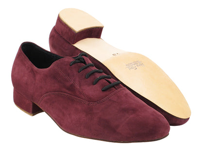 VFTango 3505 Burgundy Lamb Suede Leather with Men 1&quot; Standard Heel (2002) in the photo