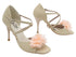 VFTango 025X Light Beige Leather & Peach Flower with 3.5" Stiletto Nude Heel (TG1) in the photo