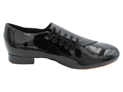 VFTango 2519 Split Sole Black Patent &amp; Black Leather with Men 1" Standard Heel (2002) in the photo