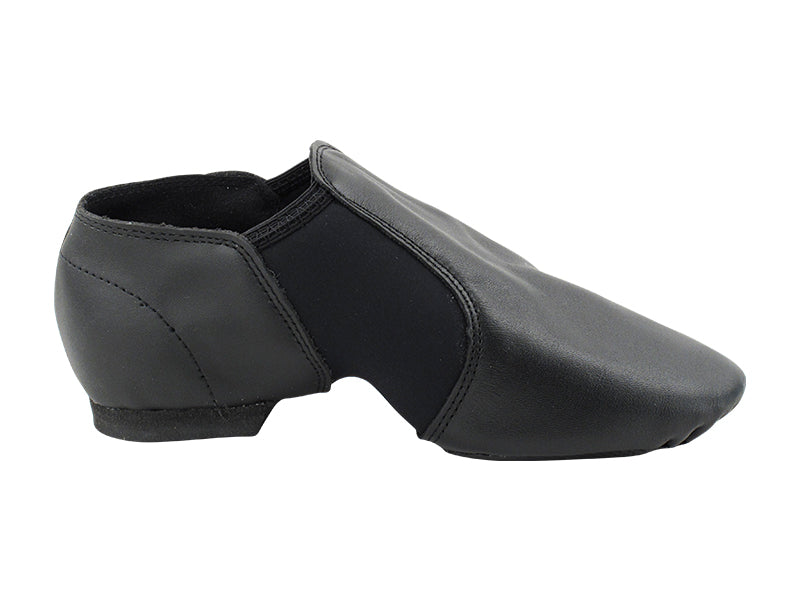 VFJazz02 Split Black Leather with 0.25 inch EVA Heel