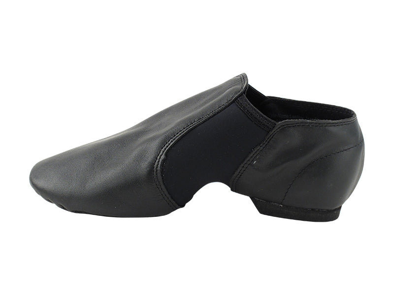 VFJazz02 Split Black Leather with 0.25 inch EVA Heel