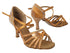 C6005XCC 153 Tan Satin with 3 inch Heel (6812) in the photo