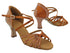 C6005XCC Copper Tan Satin with 2.5" Spool Heel (PG) in the photo