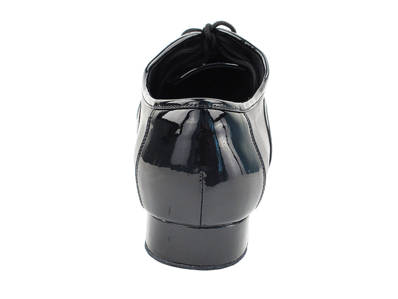 C916102 Black Patent &amp; Black Leather with 1" heel in the photo