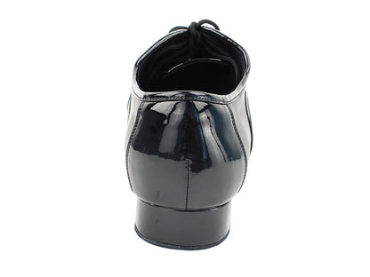 C916102 Black Patent &amp; Black Leather with 1" heel in the photo