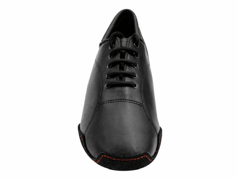 CD1121 Split Sole Black Leather with 1.5" Medium Heel (NTD) in the photo