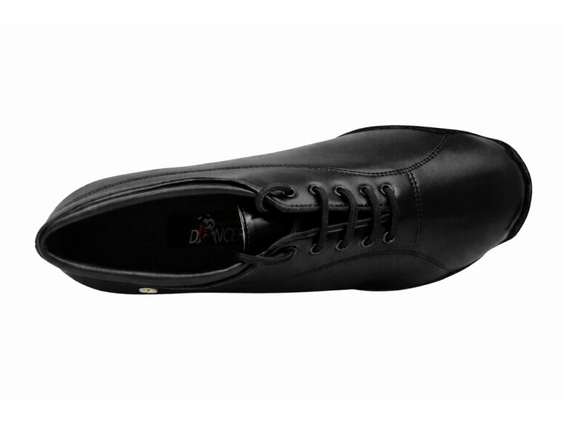 CD1121 Split Sole Black Leather with 1.5" Medium Heel (NTD) in the photo