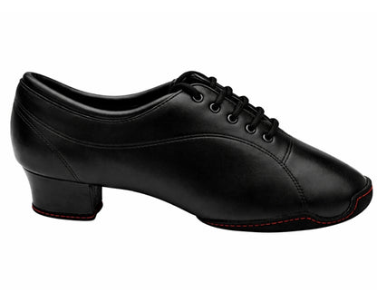 CD1121 Split Sole Black Leather with 1.5" Medium Heel (NTD) in the photo