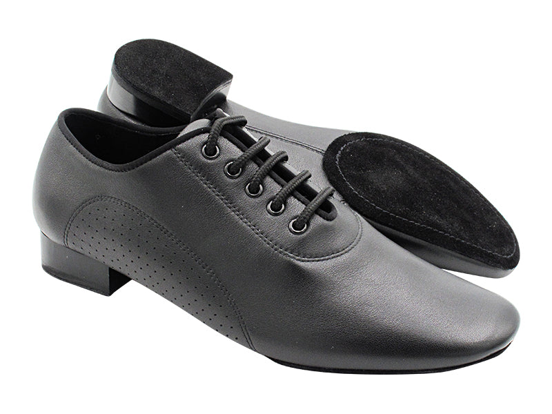 CD309BBX Black Napa Leather with 1&quot; standard heel