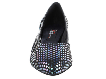 CD5501 Black Leather Cuban Heel