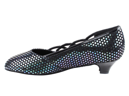 CD5501 Black Leather Cuban Heel
