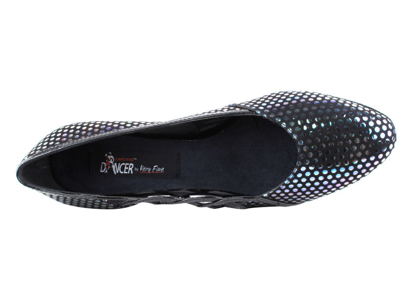 CD5501 Black Leather Cuban Heel