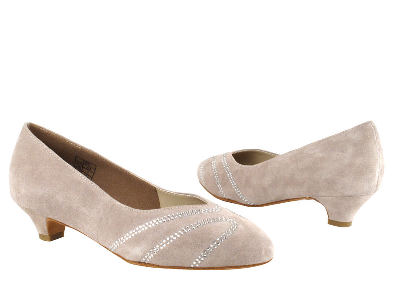 CD5504 Grey Suede with 1.1&quot; heel in the photo