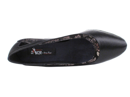 CD5505 Black Satin Cuban Heel