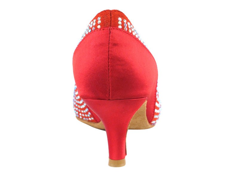 CD5506 Red Suede &amp; Satin