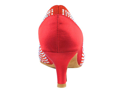 CD5506 Red Suede &amp; Satin