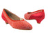 CD5506 Red Suede with 1.1" heel in the photo